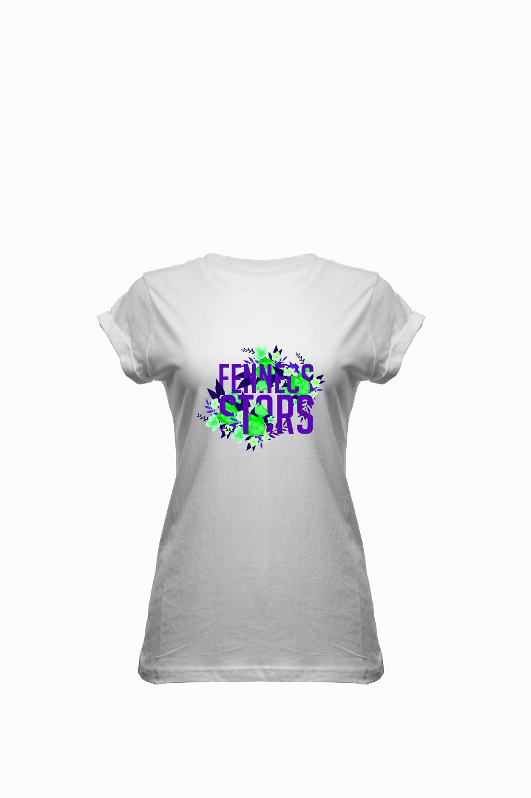 TEE SHIRT FLOWER VIOLET